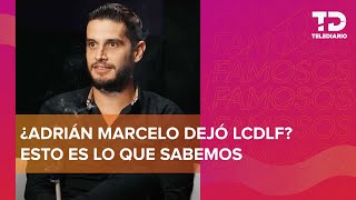 Adrián Marcelo ABANDONA La Casa de los Famosos México [upl. by Ardnuhsed]