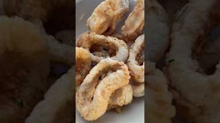 Fried calamari simplefood friedcalamari calamarifritto fritto calamarirecipe simplefry foodie [upl. by Antonina]