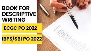 Book for Descriptive Writing practice ECGC PO 2022 Best Book for Descriptive Writing for Bank exam [upl. by Naivad]