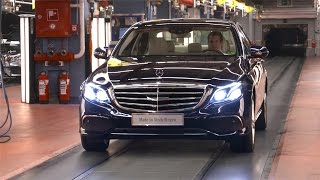 Production start of the new EClass in Sindelfingen  MercedesBenz original [upl. by Haidabej708]