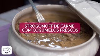 Strogonoff de carne simples e fácil  Receitas em 1 min  Na Cozinha da Helô [upl. by Butler867]