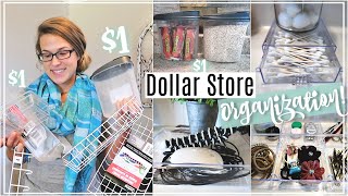 DOLLAR STORE ORGANIZATION IDEAS  ORGANIZING ON A BUDGET [upl. by Suzanna]