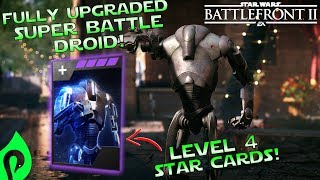 Star Wars Battlefront 2 Fully Upgraded B2 Super Battle Droid GameplayKillstreak [upl. by Goer]