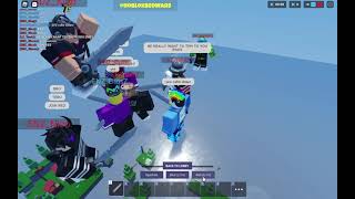 Making EnosZ and his FRIENDS MAD in ROBLOX BEDWARS [upl. by Lindsay]