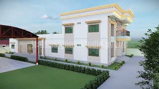 Marriage Hall building design for village Classical Architecture Designed by 1111Designersstudio [upl. by Sandie]