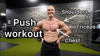 Alex Lueth Push Workout [upl. by Hughie]