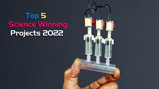 Top 5 Winning Science fair projects 2022 never seen before [upl. by Nochur]