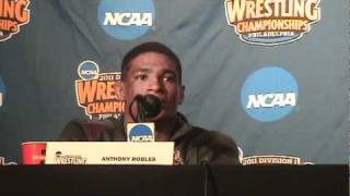 125pound NCAA Division I Champion Anthony Robles of Arizona State [upl. by Zelle619]