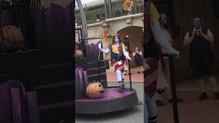 Jack SkellingtonSally amp Oogie Boogie Cavalcade disneyhalloween disneythemepark jackskellington [upl. by Gorges]