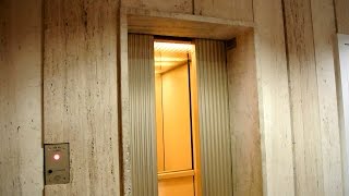 Vintage Schindler elevator with EPIC relaycontrollers  Via Nassa 3638 Lugano Switzerland [upl. by Aduhey]