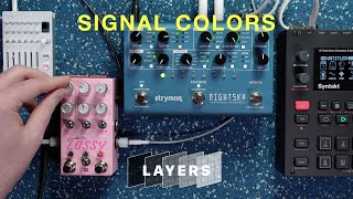 Strymon NightSky and Chase Bliss Lossy w Elektron Syntakt Synth Demo [upl. by Ling]