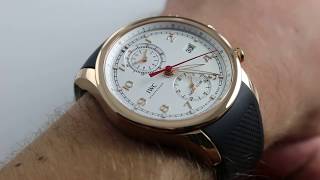 IWC Portuguese Yacht Club Chronograph Ref IW390501 Watch Review [upl. by Aden899]