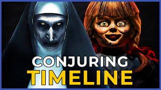 Alle Conjuring Filme chronologisch von Conjuring 1 bis The Nun 2  Conjuring Timeline [upl. by Staal]