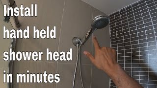 How to install hand held shower head [upl. by Arriec]