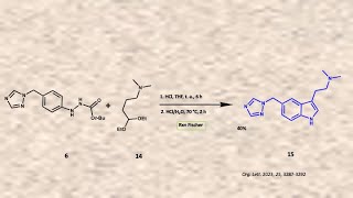 Rizatriptan antimigraña síntesis [upl. by Annabela223]