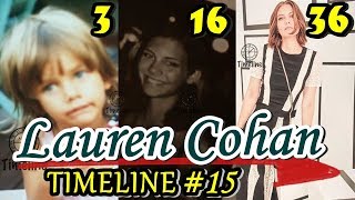 Timeline Lauren Cohan  De 3 a 36 años  Timeline 15 [upl. by Adnohsor369]