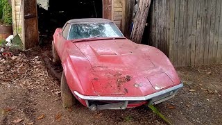 1968 Corvette 427 Big Block Barn Find Rescue [upl. by Aihtak]