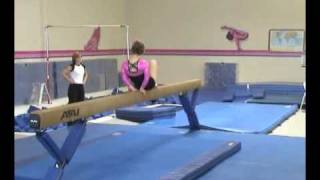 Chelsea Down Syndrome USAG Gymnastics Level 5 [upl. by Helenka]