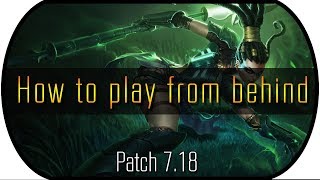 COMEBACK How 2 Play from Behind as Nidalee 718  Full Game Commentary League of Legends [upl. by Eecal651]