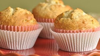 Poppy Seed Muffins Recipe Demonstration  Joyofbakingcom [upl. by Estis]