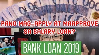 Bank Loan  How to apply for a salary loan in 2019  Philippines [upl. by Irac284]