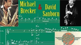 Rocks  David Sanborn amp Michael Brecker Solo Transcription Brecker Brothers 1975 [upl. by Jezrdna256]