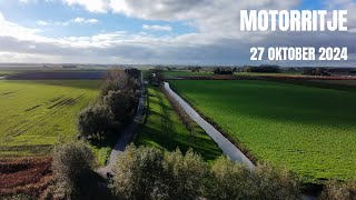 Motorritje in de buurt en een beetje vliegen met drone [upl. by Arracot]