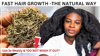 Homemade Rosemary water for Fast hair Growth and Thicker hair  The Effective Way [upl. by Matless]