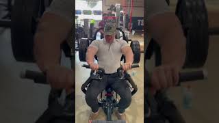 Panatta Chest Press on Push Day bodybuilding [upl. by Lyrrehs]