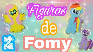 Como hacer figuras de Ponys en fomy  Fiesta My little pony [upl. by Silin]