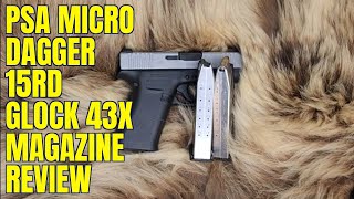 PSA Micro Dagger Magazines G43x Review [upl. by Neidhardt796]