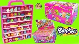 Surprise Mystery Blind Bag Shopkins Season 4 Full Box amp Collectors Display Case  Cookieswirlc Video [upl. by Noland]