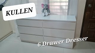 IKEA Philippines  Kullen 6 Drawer Dresser Assembly and Review [upl. by Odama]