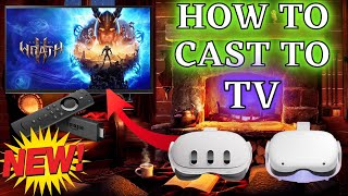 Cast your Quest 2 or Quest 3 to your TV in UNDER 2 minutes Easy Tutorial [upl. by Analah]