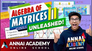 Algebra of Matrices III Mastering Eigenvalues amp Eigenvectors for Class 12 [upl. by Baniaz]