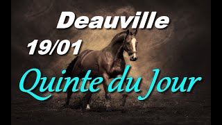 PRONOSTIC PMU QUINTE DU JOUR VENDREDI 19 JANVIER 2024 [upl. by Rozelle]