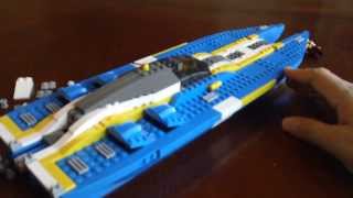 LEGO Creator Designer 4402 Sea Riders Jet Boat Review [upl. by Ariaz]