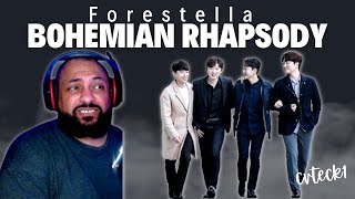 FIRST TIME REACTING TO  Bohemian Rhapsody  포레스텔라 강형호 고우림 배두훈 조민규  Forestella Mystique Live [upl. by Aileen]