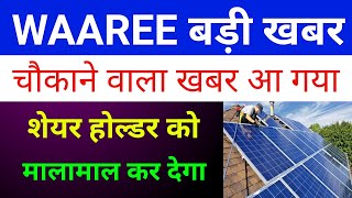 Waaree Renewables Share Latest News 🔴 Waaree Waaree Renewables Share Waaree Renewable Share [upl. by Cedell]