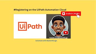 1 Registering On The Uipath Automation Cloud [upl. by Harikahs]