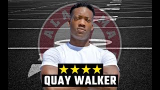 Quay Walker Alabama commit highlights [upl. by Artimed]