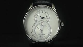 GRANDE SECONDE QUANTIEME SILVER BY JAQUET DROZ [upl. by Jillian577]