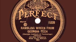 All Star Collegians  Rambling Wreck from Georgia Tech  1930 [upl. by Balac]