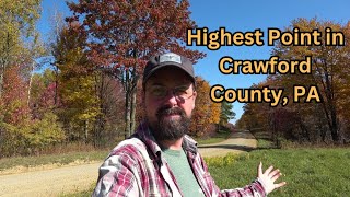 Highest Point in Crawford County Pennsylvania [upl. by Clorinde]