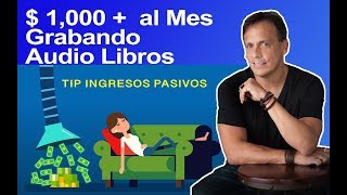 Como Ganar dinero leyendo libros 2020  1000 al mes creando audiolibros e ingresos pasivos [upl. by Osy]