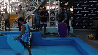 Night Practice Flowboard contest at Epic Waters Park FlowRider Event Flowapalooza 2024 [upl. by Glaab725]