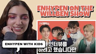 ENHYPEN On the WILLBEN Show Jay Jake Sunghoon  REACTION [upl. by Cohdwell659]