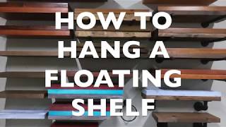 Floating Shelf Installation [upl. by Edmonds]