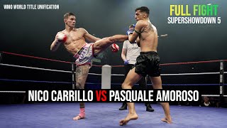 Nico Carrillo vs Pasquale Amoroso  FULL FIGHT  WMO World Title Unification [upl. by Enneirdna958]