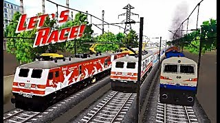 Indian Train Simulator  Custom  Solapur to Mumbai AMUL WAP5 Double Heading  Duronto [upl. by Haines]